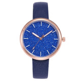 Pink Leather Watch Women