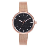 Pink Leather Watch Women