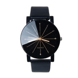 Women Leather Analog Quartz