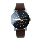 Women Leather Analog Quartz